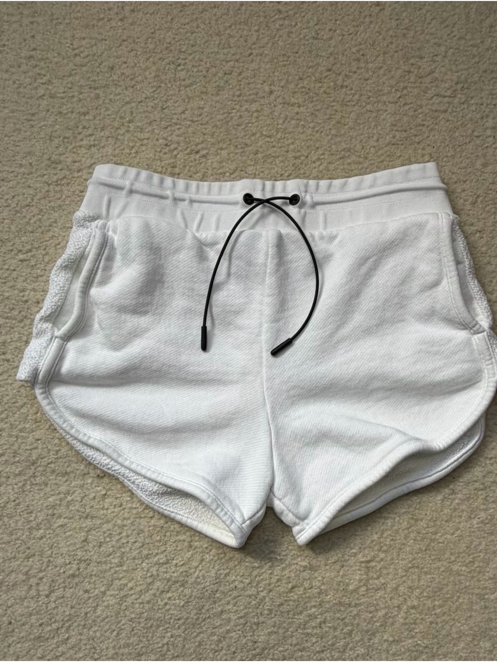 Rossignol White Terry-Lined Sweat Shorts – Women’s Medium